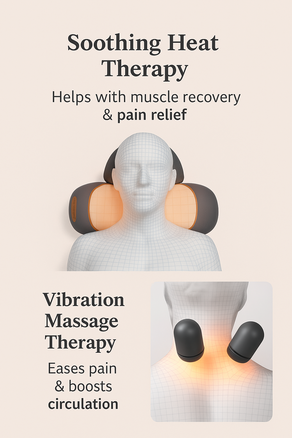 SereniForm Align – Memory Foam Neck Therapy Pillow